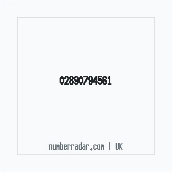 Reverse number check for +44 28 9079 4561 — who called me?