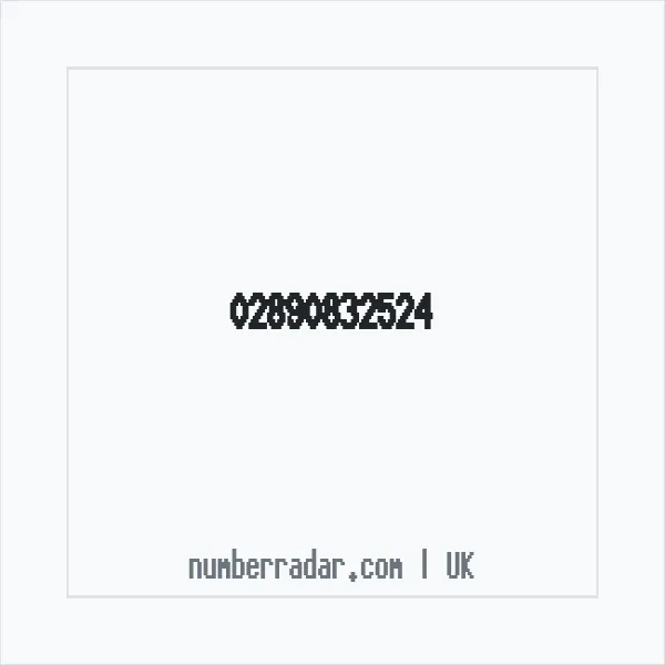 Reverse number check for +44 28 9083 2524 — who called me?