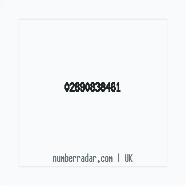 Reverse number check for +44 28 9083 8461 — who called me?