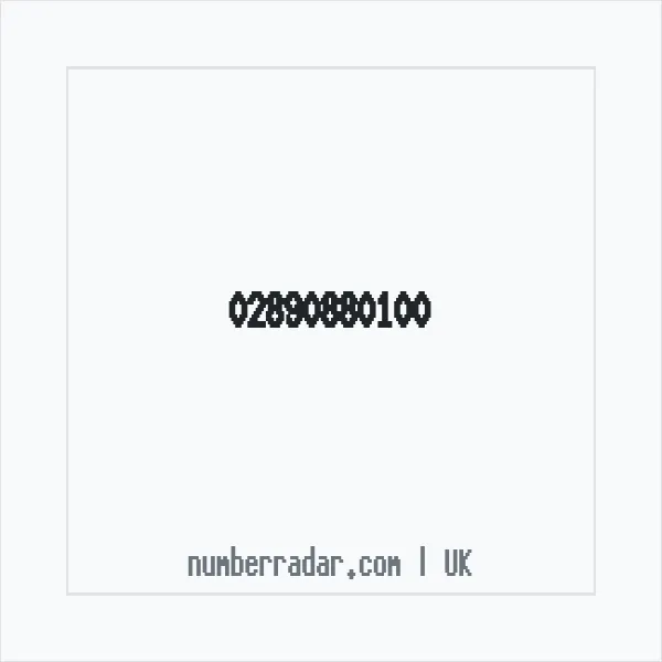 Reverse number check for +44 28 9088 0100 — who called me?