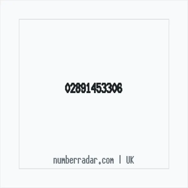 Reverse number check for +44 28 9145 3306 — who called me?