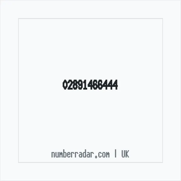 Reverse number check for +44 28 9146 6444 — who called me?