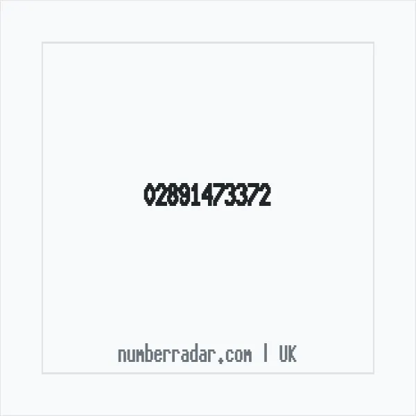 Reverse number check for +44 28 9147 3372 — who called me?