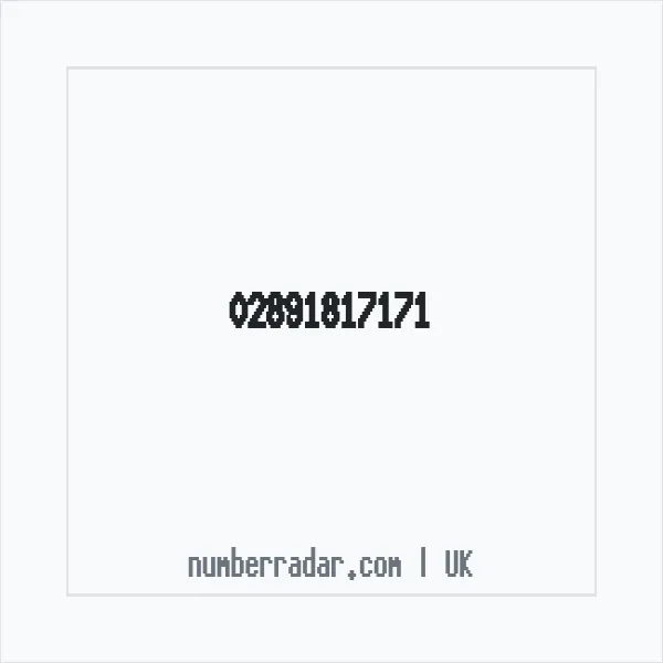 Reverse number check for +44 28 9181 7171 — who called me?