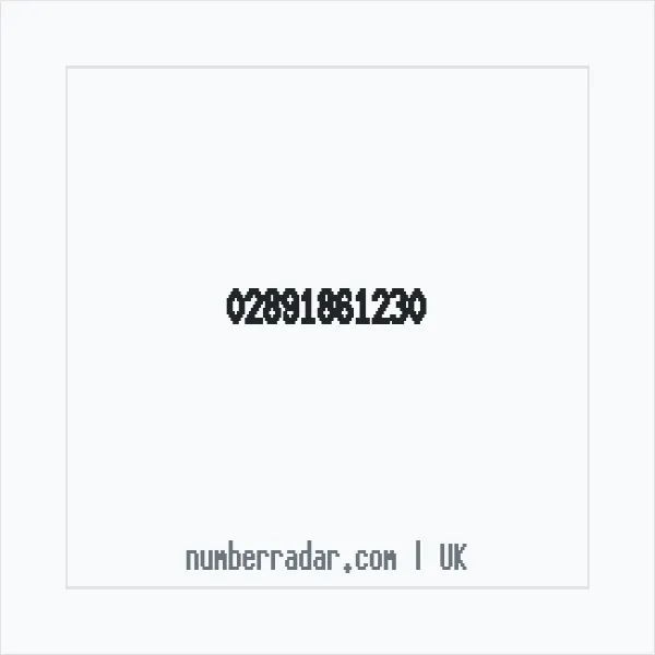 Reverse number check for +44 28 9186 1230 — who called me?