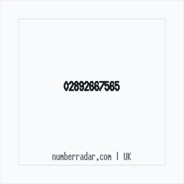 Reverse number check for +44 28 9266 7565 — who called me?