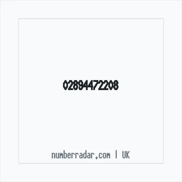 Reverse number check for +44 28 9447 2208 — who called me?