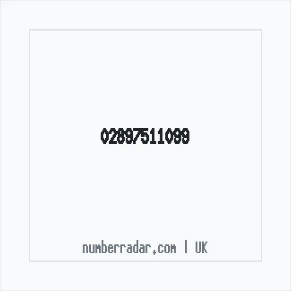 Reverse number check for +44 28 9751 1099 — who called me?