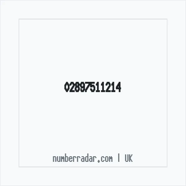 Reverse number check for +44 28 9751 1214 — who called me?