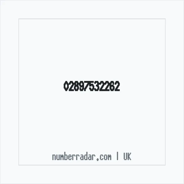 Reverse number check for +44 28 9753 2262 — who called me?