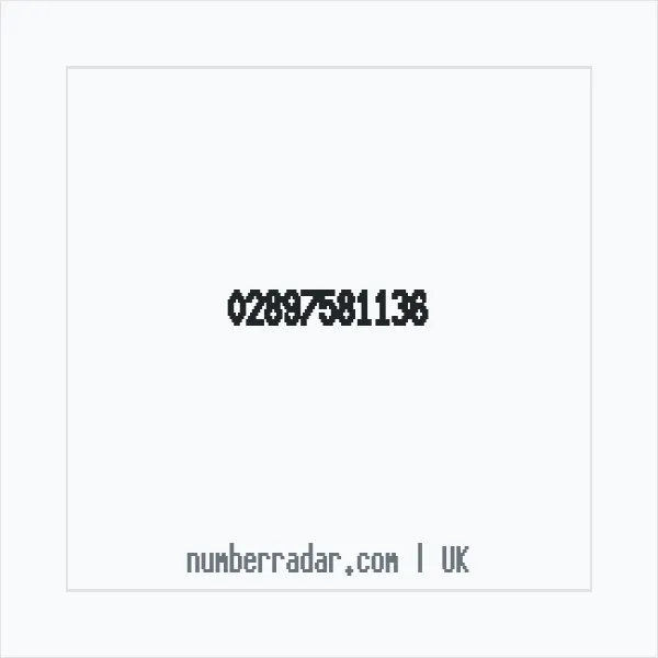 Reverse number check for +44 28 9758 1136 — who called me?