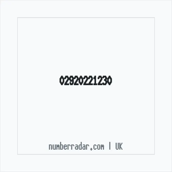 Reverse number check for +44 29 2022 1230 — who called me?