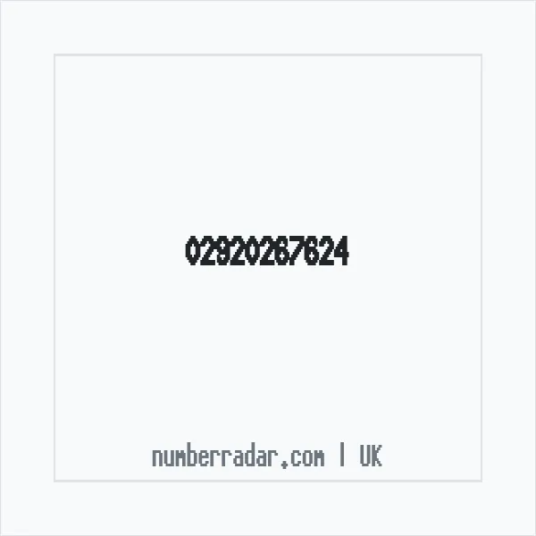 Reverse number check for +44 29 2026 7624 — who called me?