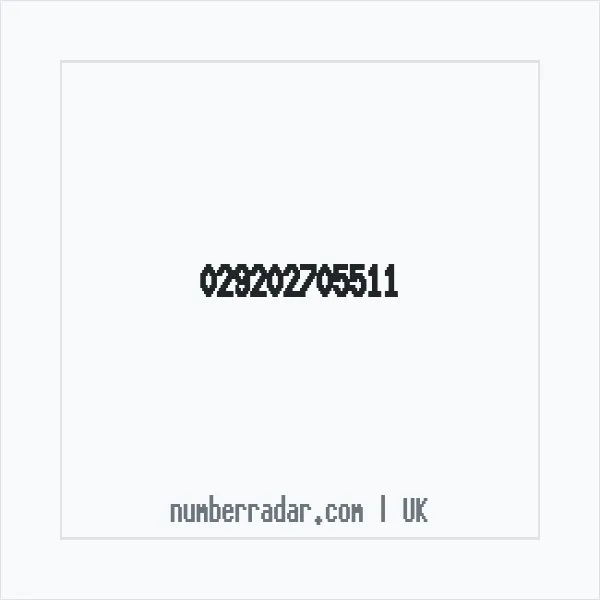 Reverse number check for +44 (2920) 270-551 — who called me?