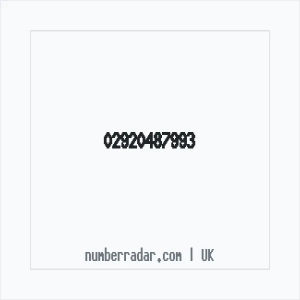 Reverse number check for +44 29 2048 7993 — who called me?