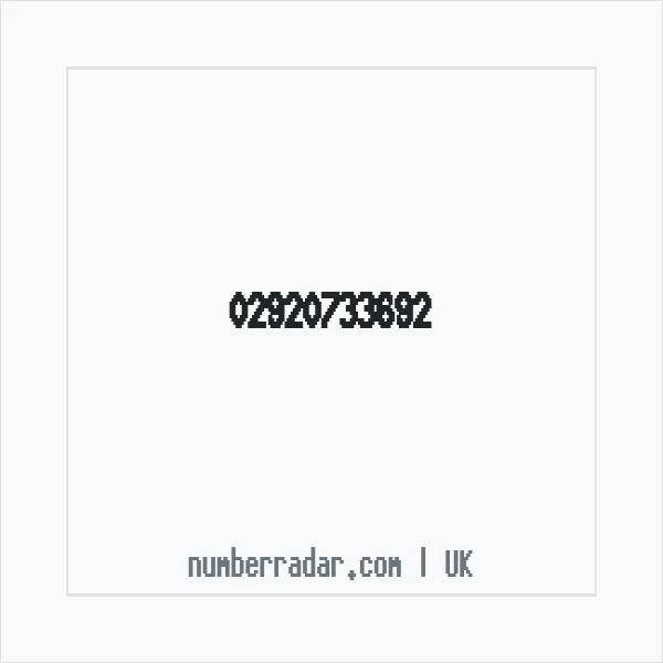 Reverse number check for +44 29 2073 3692 — who called me?