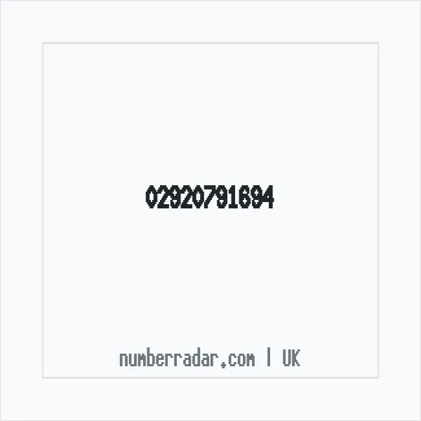 Reverse number check for +44 29 2079 1694 — who called me?