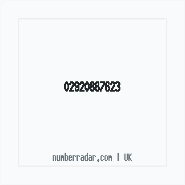 Reverse number check for +44 29 2086 7623 — who called me?