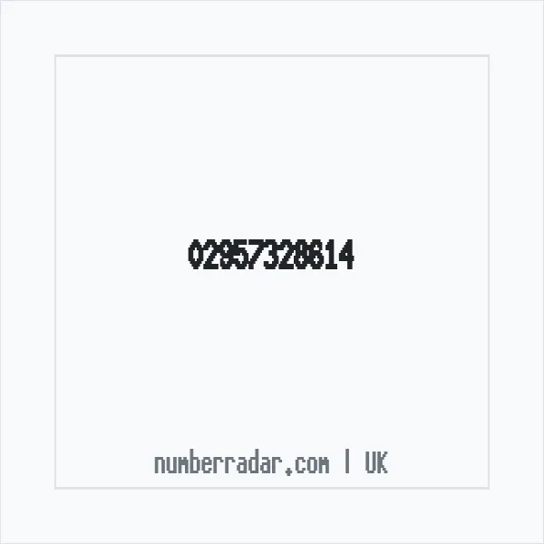 Reverse number check for +44 29 5732 8614 — who called me?