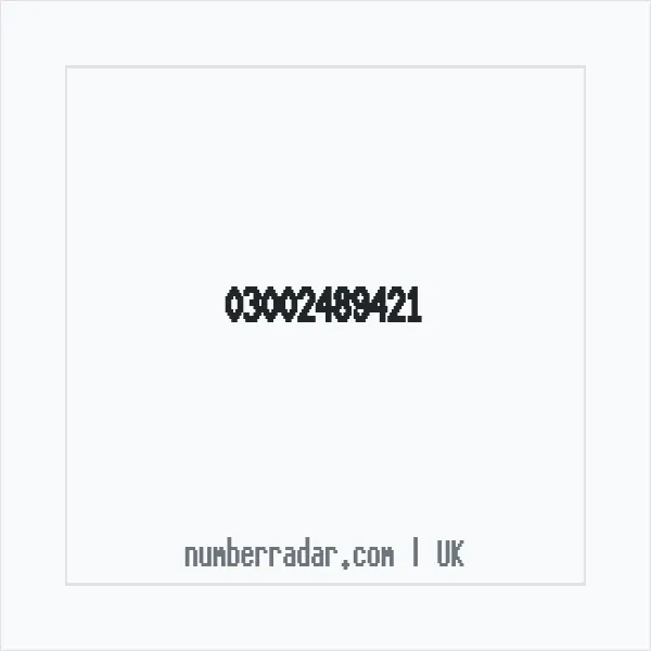 Reverse number check for +44 300 248 9421 — who called me?