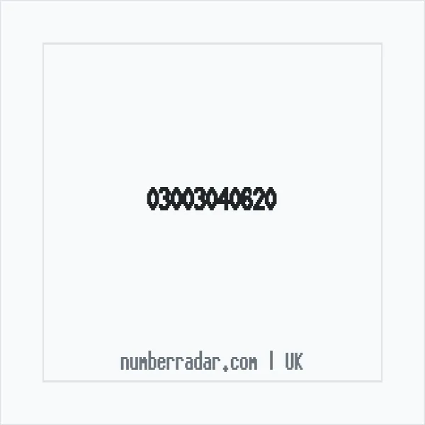 Reverse number check for +44 300 304 0620 — who called me?