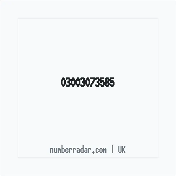 Reverse number check for +44 300 307 3585 — who called me?