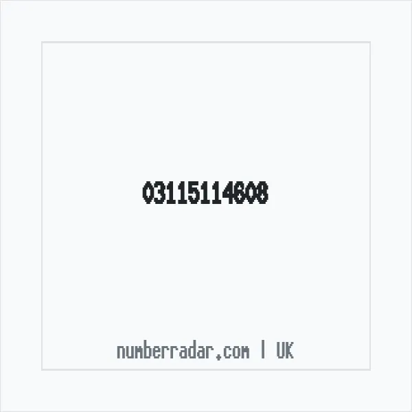 Reverse number check for +44 311 511 4608 — who called me?