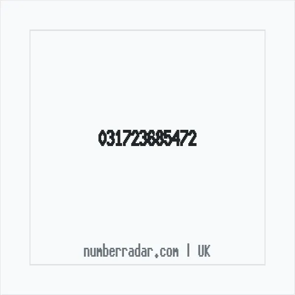 Reverse number check for +44 (3172) 368-547 — who called me?