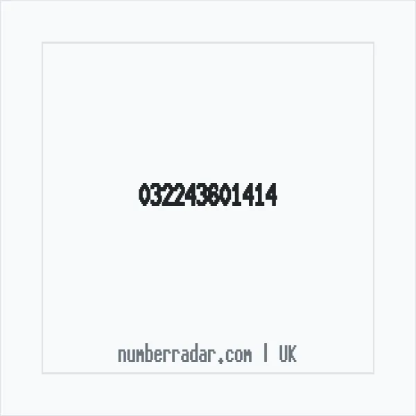 Reverse number check for +44 (3224) 360-141 — who called me?