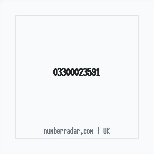 Reverse number check for +44 330 002 3591 — who called me?