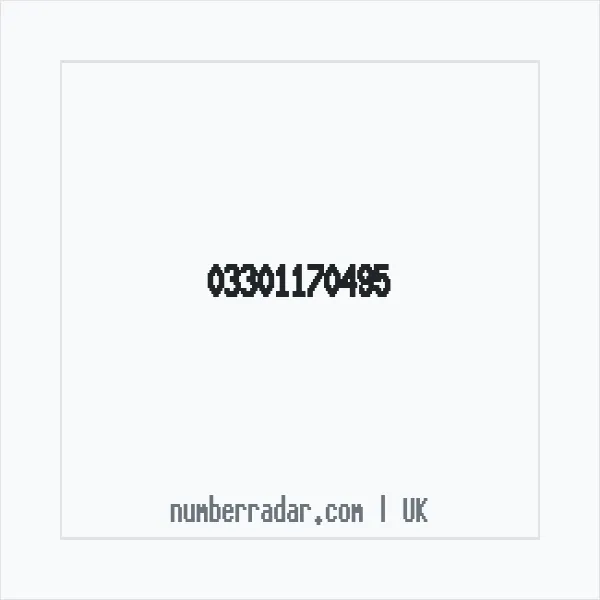 Reverse number check for +44 330 117 0495 — who called me?