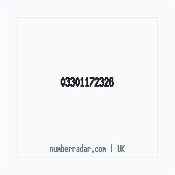 Reverse number check for +44 330 117 2326 — who called me?