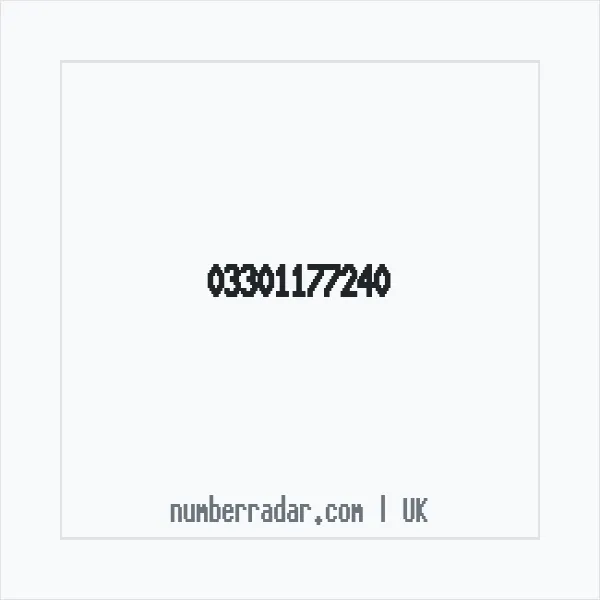 Reverse number check for +44 330 117 7240 — who called me?