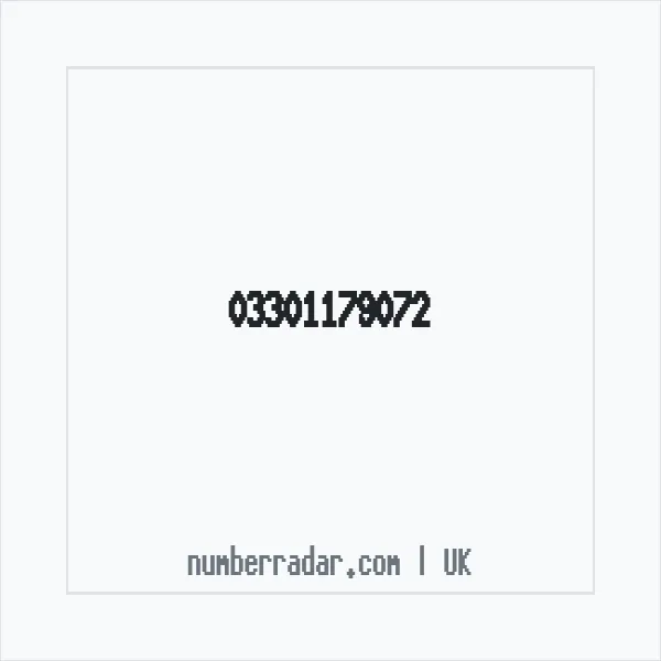 Reverse number check for +44 330 117 9072 — who called me?