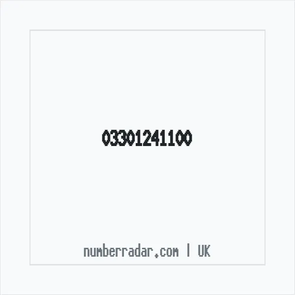 Reverse number check for +44 330 124 1100 — who called me?