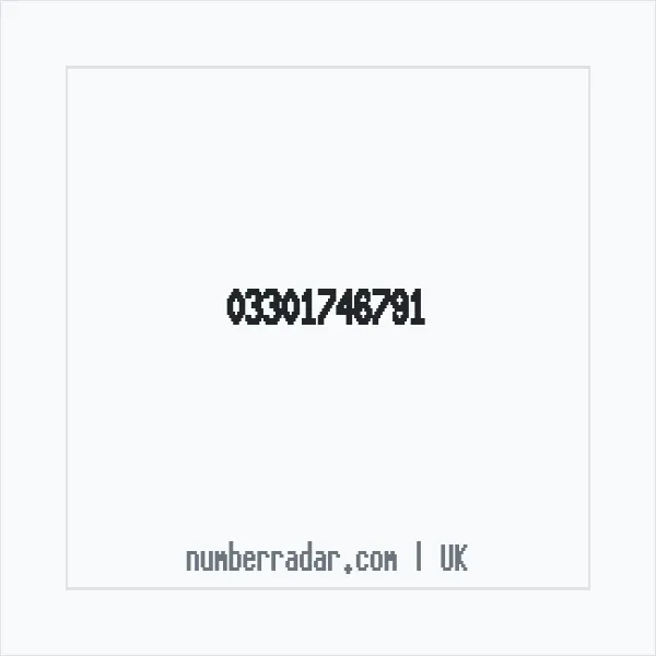 Reverse number check for +44 330 174 6791 — who called me?