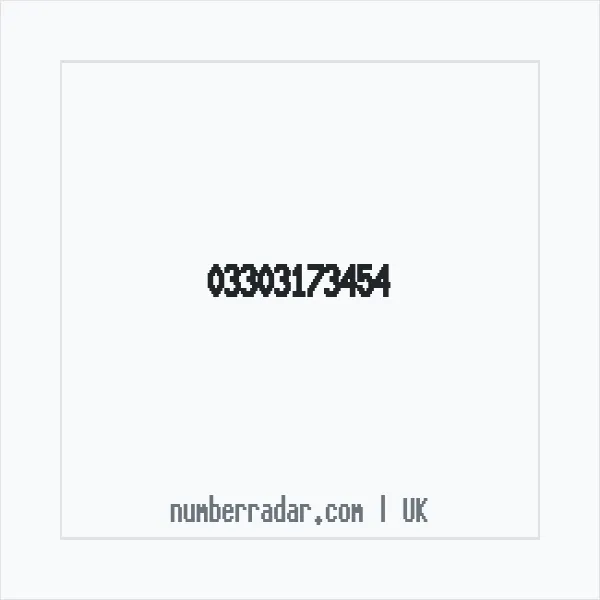 Reverse number check for +44 330 317 3454 — who called me?