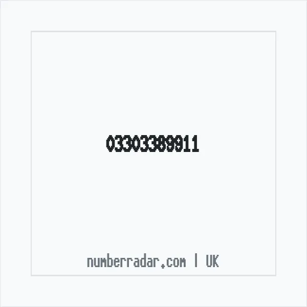 Reverse number check for +44 330 338 9911 — who called me?