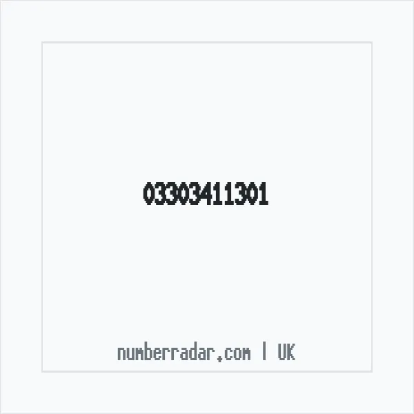 Reverse number check for +44 330 341 1301 — who called me?