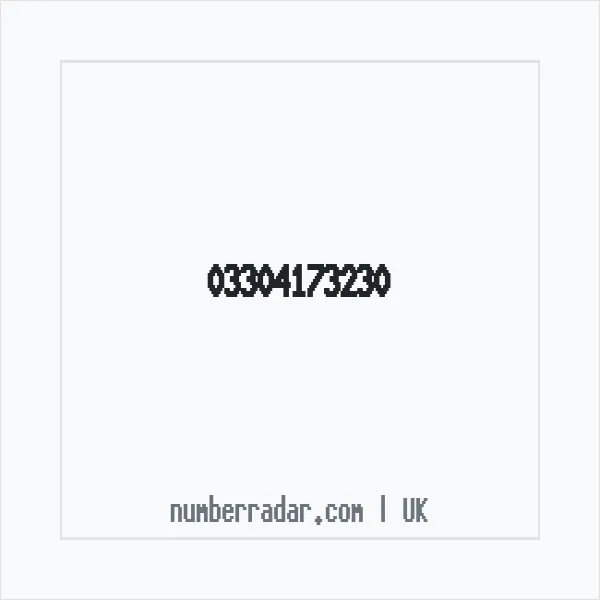 Reverse number check for +44 330 417 3230 — who called me?