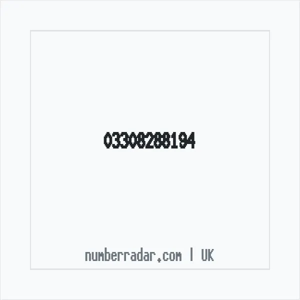 Reverse number check for +44 330 828 8194 — who called me?