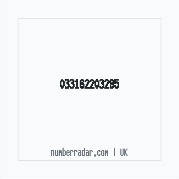 Reverse number check for +44 (3316) 220-329 — who called me?