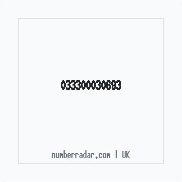 Reverse number check for +44 (3330) 003-069 — who called me?