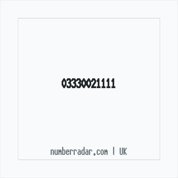 Reverse number check for +44 333 002 1111 — who called me?