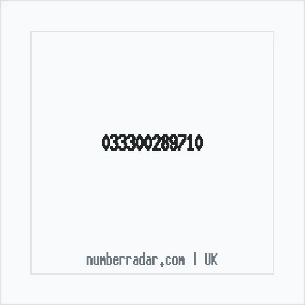 Reverse number check for +44 (3330) 028-971 — who called me?