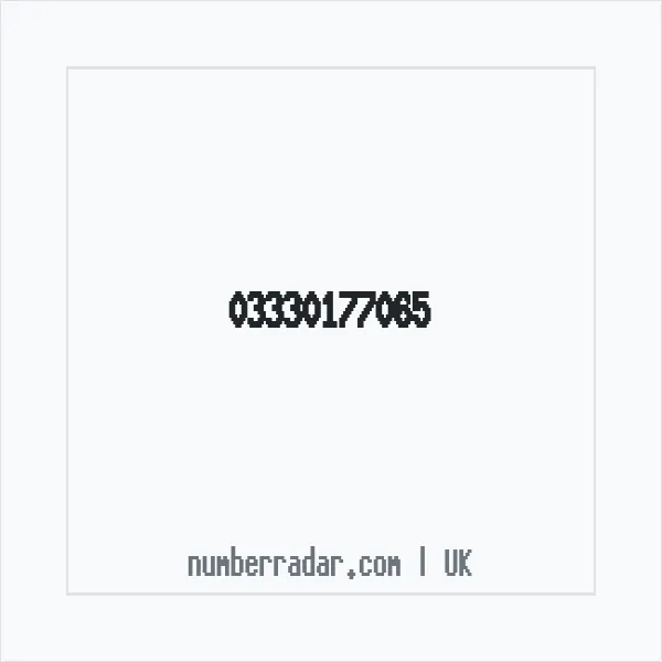 Reverse number check for +44 333 017 7065 — who called me?
