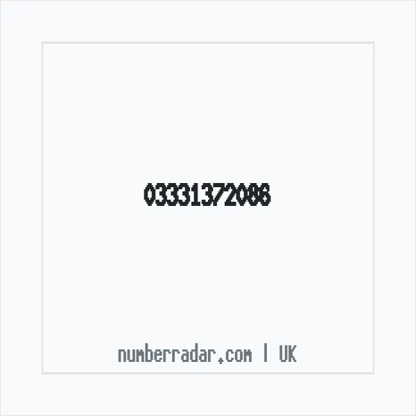 Reverse number check for +44 333 137 2086 — who called me?