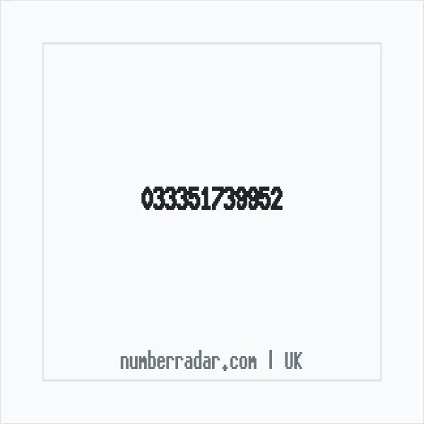 Reverse number check for +44 (3335) 173-995 — who called me?