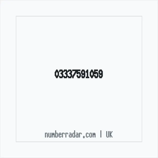 Reverse number check for +44 333 759 1059 — who called me?