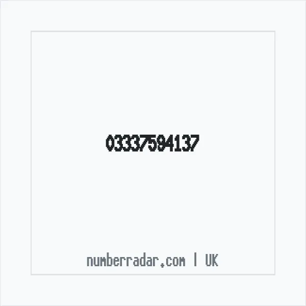 Reverse number check for +44 333 759 4137 — who called me?